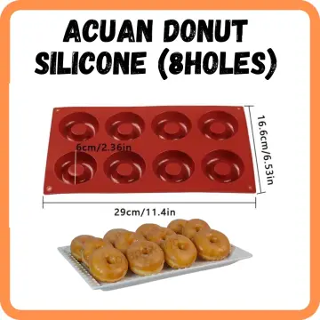 3D 18-Cavity Silicone Mini Donut Mold