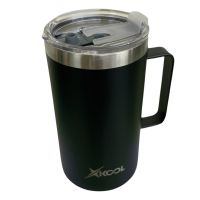 แก้วน้ำเก็บความเย็น Vacuum Insulated Tumbler แก้วเก็บความเย็น Xkool แก้วน้ำ 24oz มาพร้อมหูจับ แก้วเก็บอุณหภูมิ แก้วเก็บความร้อน สีพื้นแบบหนา แก้วสแตนเลส 304 แก้วเก็บความเย็นของแท้ แก้วเก็บเย็น แก้วสูญญากาศ แก้วสแตนเลสของแท้ ปลอดภัย แก้วเก็บความเย็นสวยๆ