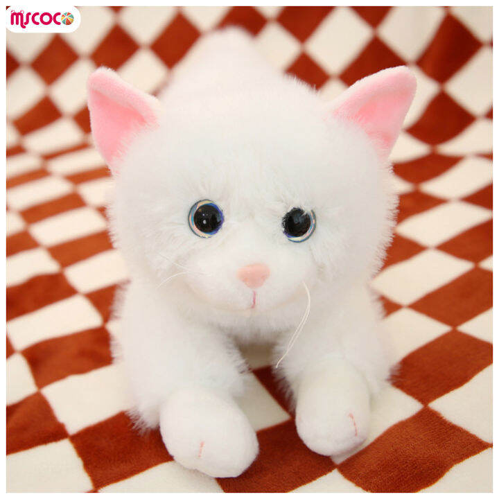 ตุ๊กตาหนานุ่มแมว-mscoco-น่ารักแบบตุ๊กตาหนานุ่มตุ๊กตาสตัฟขนนุ่มสบายผิวน่ารักสำหรับเด็กผู้หญิงคอลเลกชันตกแต่งของขวัญ