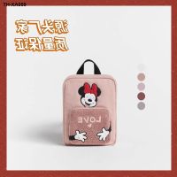 ☼● Female bag 2023 new Mickey pink Minnie portable lovely cartoon women backpack