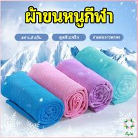 Ayla ผ้าขนหนูกีฬา ผ้าเย็นซับเหงื่อ ผ้าออกกำลังกาย พร้อมส่ง Sports towel