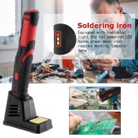 ✜○✢ 480℃ Portable Wireless Soldering Iron with LED light Set USB Rechargeable Lithium Battery Soldering Kit Household Appliances