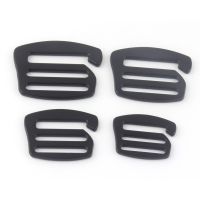 25-38mm G hook Black Metal Adjuster Slide Buckle,Dog Collar Hardware Strap Buckle Making Purse Handbag Backpack Webbing Supplies