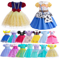 2023 Baby Little Girl JESSIE ชุด Belle เด็ก Mermaid Ariel vestidos Snow Queen เครื่องแต่งกายสำหรับ1- 6ปี...