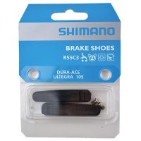 ผ้าเบรค หมอบ  shimano R55C3  สำหรับ ขอบล้ออลูมิเนียม