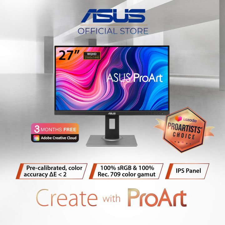 ASUS ProArt Display PA278QV Professional Monitor - 27-inch, IPS
