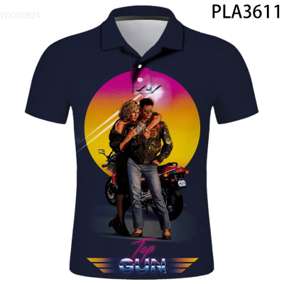 Style Summer 2023 NEW Top G u n Maverick New 3D Printed Polo Shirt Men Fashion Camisas Streetwear Casual Harajuku Hombres Short Sleeve Ropa De HombreNew product，Canbe customization high-quality