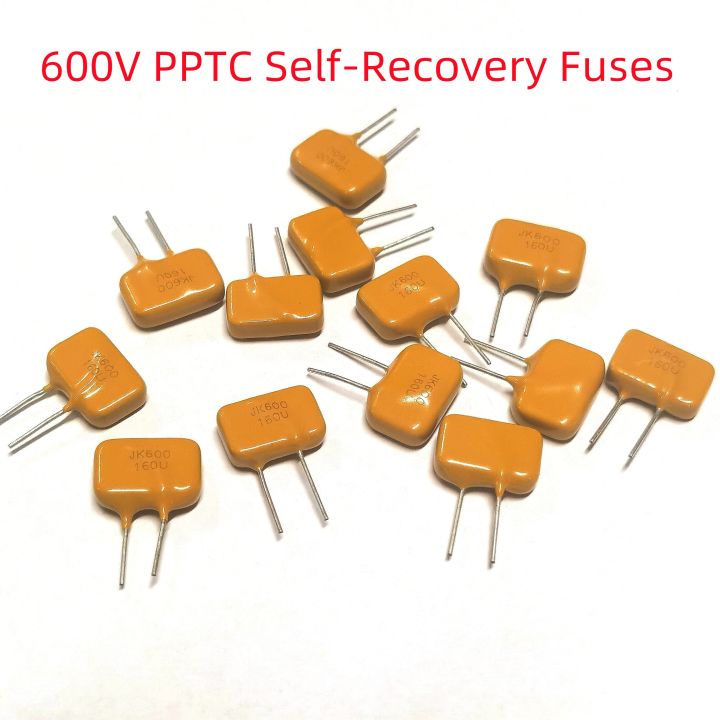 Special Offers 10Pcs/Lot Plug In Self Resettable Fuse Pptc Ruef 600V 110MA 120MA 150MA 160MA PPTC Self-Recovery Fuses
