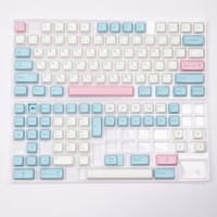 (ในสต็อก) 127คีย์ PBT ปุ่มกดย้อมย่อย XDA รายละเอียดส่วนบุคคลนมปกญี่ปุ่นข้อความเหมือนกับสำหรับเชอร์รี่ MX สวิทช์แป้นพิมพ์กล **