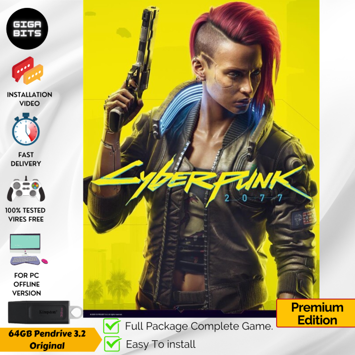 Cyberpunk 2077 v1.5 USB - [ Pendrive ] Steam + 10 DLCs + Bonus Content ...