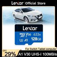 Lexar 633X การ์ดความจำ128GB คลาส10ไมโครการ์ด SD 64GB 32GB แฟลชการ์ดการ์ด TF สีฟ้า UHS-I สำหรับ Dashcam/sdxc