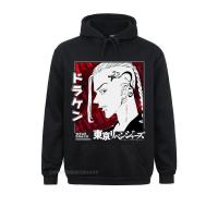 Tokyo Revengers Hoodie Mikey and Draken Funny Japanese Anime New Hoodies Graphic Fashion Hip Hop Sweatshirt Black Hoodie Men Size XS-4XL