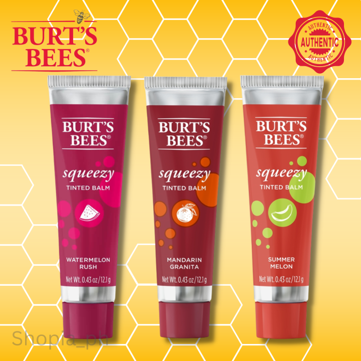 Burt's Bees Squeezy Tinted Balm 12.1g Tinted Lip Balm Lazada PH