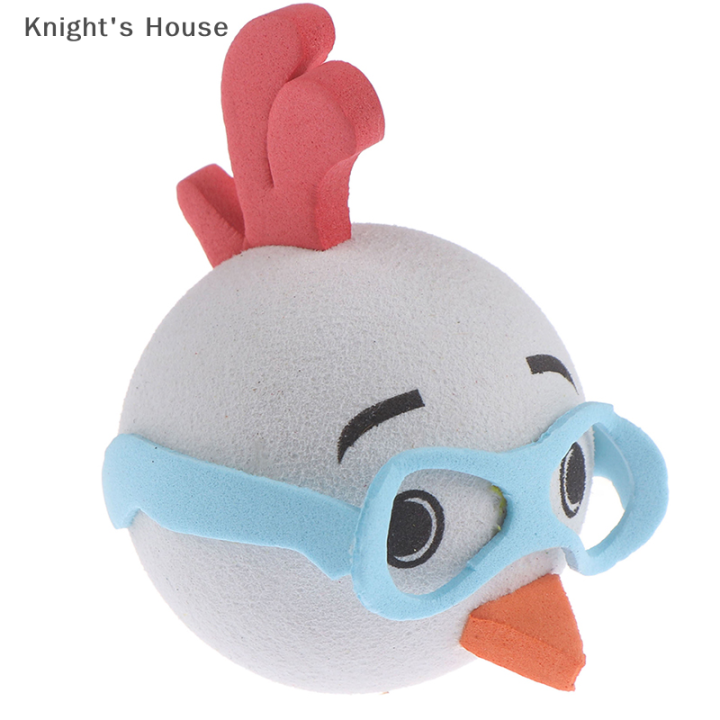knights-house-1ชิ้นแว่นตาน่ารักรูปไก่เสาอากาศปากกาท็อปเปอร์ลูกบอล-eva-อากาศของขวัญตกแต่งของเล่น