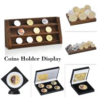❐☏ 7 Styles Quality Collectible Coins Holder Display Challenge Medal Album Coin Case Collector Wood Storage Shelves Gift for Men