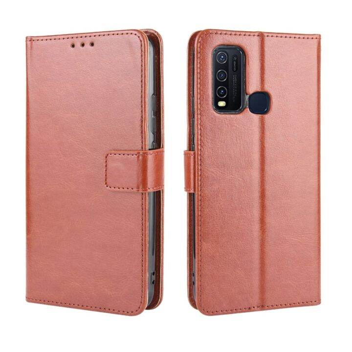 เคสโทรศัพท์ฝาพับหนัง-pu-vivo-y30-เคสฝาหลัง-y30-y-30-vivoy30