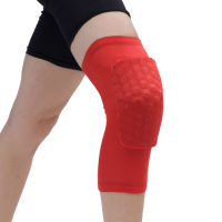 GOBYGO 1PC Honeycomb Knee Pads Basketball Sport Kneepad Volleyball Knee Protector Brace Support Football Compression Leg Sleeves