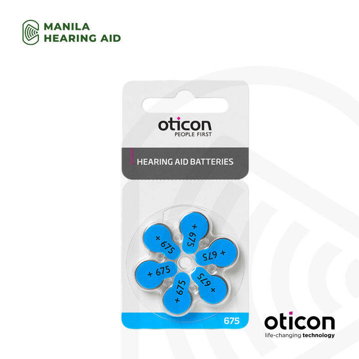 Manila Hearing Aid Oticon Battery Size 675 Lazada PH