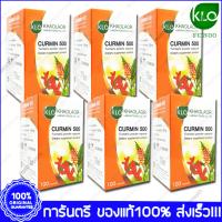 Curmin 500 KHAOLAOR ขาวละออ ขมิ้นชัน Turmeric Curcumin 100 Capsules X 6 Bottles