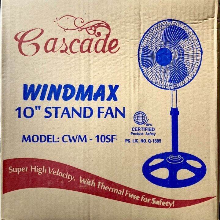 Cascade Electric Stand Windmax 10 inches C10SF Fan Handheld Fan Mini