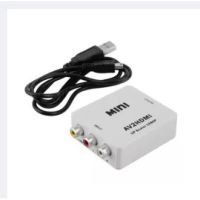 ตัวแปลงสัญญาณภาพจาก AV เป็น HDMI HD Video Converter AV to HDMI Full HD 1080p