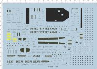 1/35 uh-60 Black Hawk Helicopter Model Kit Water Decal