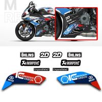 ✒Round สติ๊กเกอร์ติดรถจักรยานยนต์ M1000RR สำหรับ S1000RR 20019 2020 2021 2022 2023แผ่นป้องกันด้านล่างสติกเกอร์ป้องกันโลโก้ตกแต่งแบรนด์