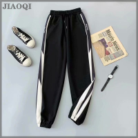 JIAOQI Joggers ผู้หญิงถุง sweatpant กางเกงฮาเร็มหลวมผู้หญิงสูง wasit Sport กางเกง