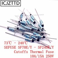 10pcs SF70E 70C Tf 70 RY70 SEFUSE Cutoffs Thermal Fuse 10A250V Assortment Kit SF152E SF76E SF113E SF91E SF96E SF188E SF240E Electrical Circuitry Parts