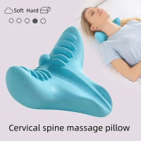 PC Pillow Cervical Traction  Cervical Muscle Relaxer Massager Shoulder Neck Traction Correction for Pain Relief Spine Alignment Pillows  Bolsters