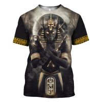 2023 NEW2023 plstar Cosmos Horus โบราณอียิปต์ Horus พระเจ้าฟาโรห์ Eye anubis Face 3dprint เสื้อยืดเมนูผู้หญิง unisex streetwear S-2