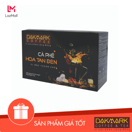 Hcmcà phê hoà tan đen không đường dakmark - ảnh sản phẩm 1