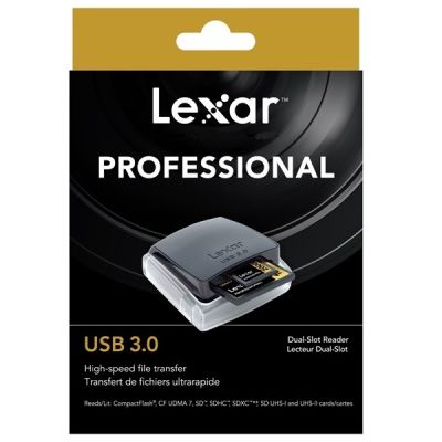 Lexar Professional Dual Slot USB3.0 /UDMA 7 Card Reader รับประกัน 1ปี พร้อมส่ง