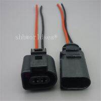 【cw】 Shhworldse 2 Pin Fog Lamp Wiring Plug Pigtail A6 Jetta GTI MK4 Passat 1J0973722 【hot】