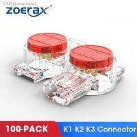 ♠ ZoeRax 100PCS K1 K2 K3 Connector Wire Splice Connector RJ45 RJ11 Wiring Ethernet Telephone Cable Cord UY2 Network Cable Terminal