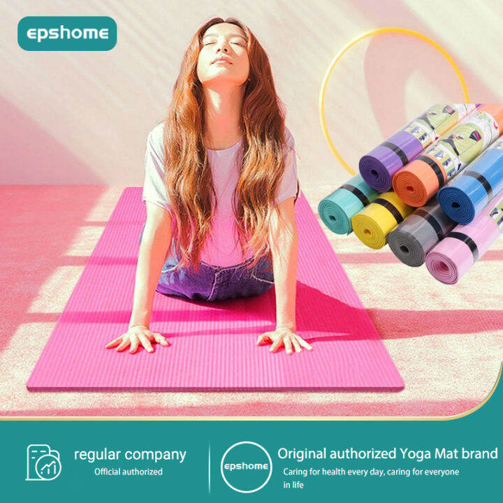 EPSHOME Yoga Mat Fitness Gym Sports Mats Pilates Exercise Pads Fitness