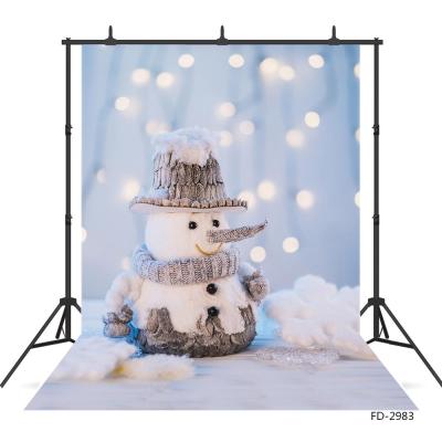 【Worth-Buy】 โบเก้ฉากหลังรูปภาพมนุษย์หิมะผ้าไวนิลพื้นหลังการถ่ายภาพสำหรับเด็กเกิดเกิดปาร์ตี้ถ่ายรูป