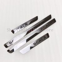 for Skoda SCALA 2020-2023 Car-styling Stainless Steel Scuff Plate/Door Sill Door Sill Scuff Plate Welcome Pedal