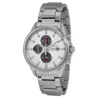 Karnvera Shop Seiko นาฬิกาข้อมือชาย Solar Chronograph Stainless Steel Men Watch SSC251P1