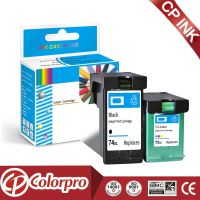 Colorpro 75xl 74xl สามารถใช้ได้กับ Hp 74 75ตลับหมึก Xl สำหรับ Hp D4260 J5780 C4480 4380 5280 4345 C4300 Officejet J5780 C4280