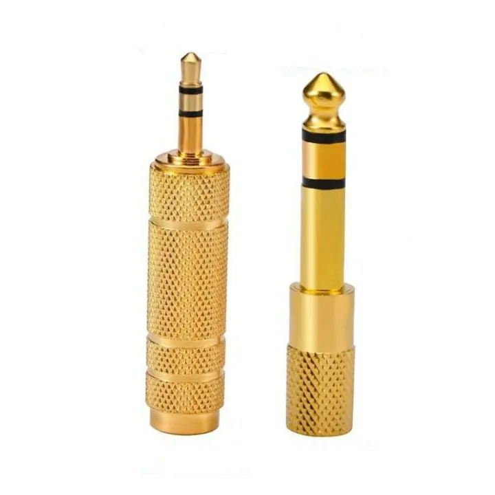 3.5mm To 6.35 mm Adapter 6.35 Plug To 3.5 Jack Stereo Audio Adaptor Lazada PH