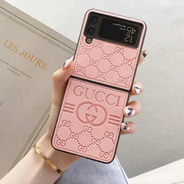 FLIP & FOLD] Louis Vuitton Monogram Leather Case for Samsung Galaxy Z Flip  1 2 3 4/ Z Fold 1 2 3 4 - Luxury Cell Phone Cover