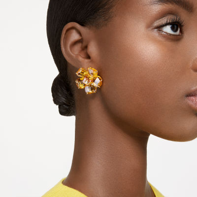 "ดีไซน์ออกแบบ Swarovski FLORERE ตะวันออกสุดหรูหราสำหรับประดับหูสำหรับผู้หญิง / รับประกันความลงตัวด้วย Swarovski FLORERE Flower Stud Earrings สำหรับผู้หญิง - ของขวัญที่เหมาะสมทุกโอกาส",TH