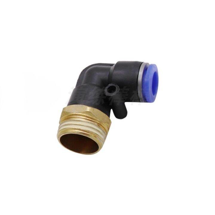 10Pcs 90 degree quick disconnect Pneumatic Fittings PL Elbow PL401 PL6