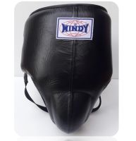 Windy sports abdominal and groin protector steel cup ( M,L,XL) Genuine leather MMA K1 กระจับนักมวย วินดี้ ป้องกันหน้าท้อง สีดำ ทำจากหนังแท้