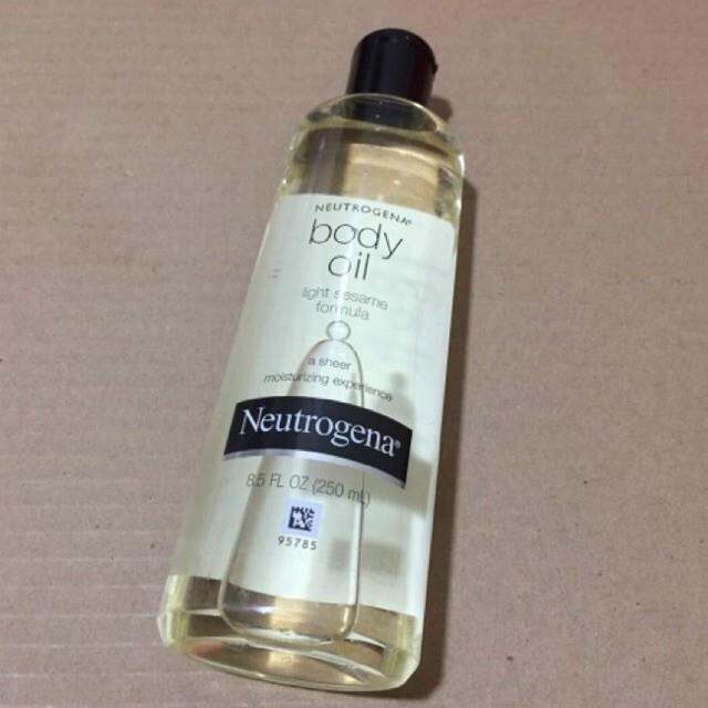Neutrogena Body Oil W/ Light Sesame Oil 250ml Lazada PH