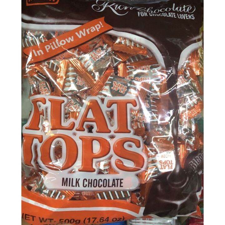 Ricoa Flat Tops Milk Chocolate 100 Pieces Pack Lazada Ph