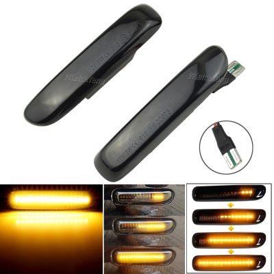 【CW】Side Marker Flowing Dynamic Blinker LED Turn Signal Light For BMW E46 3 Series Limo Coupe Compact Cabriolet Touring