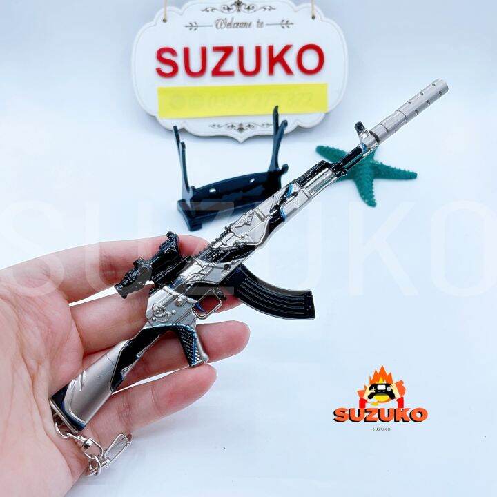 Mô hình PUBG QBZ dài 23cm  Tặng kệ trưng bày  Lazadavn