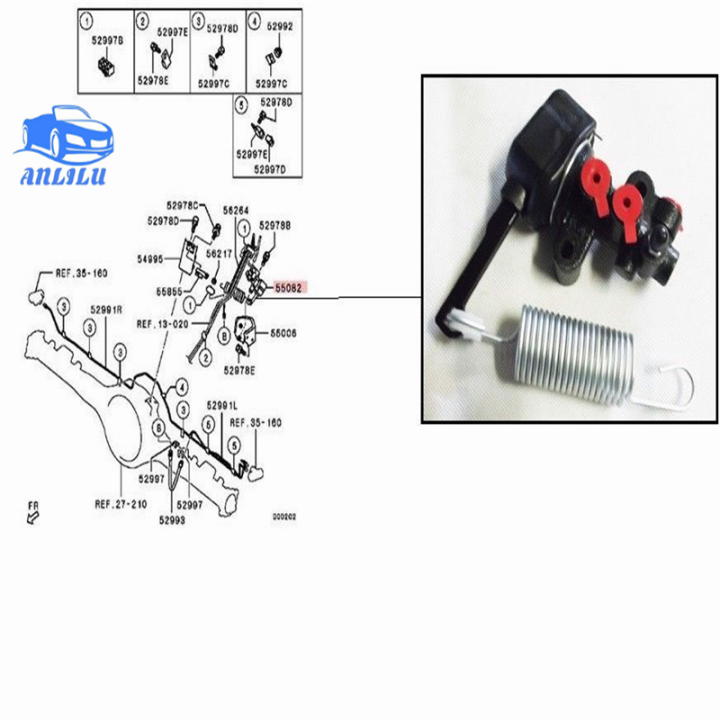 เหมาะสำหรับ2005-2016ใหม่-triton-l200-l200-4wd-รถกระบะโหลดตรวจจับวาล์ว4655a011